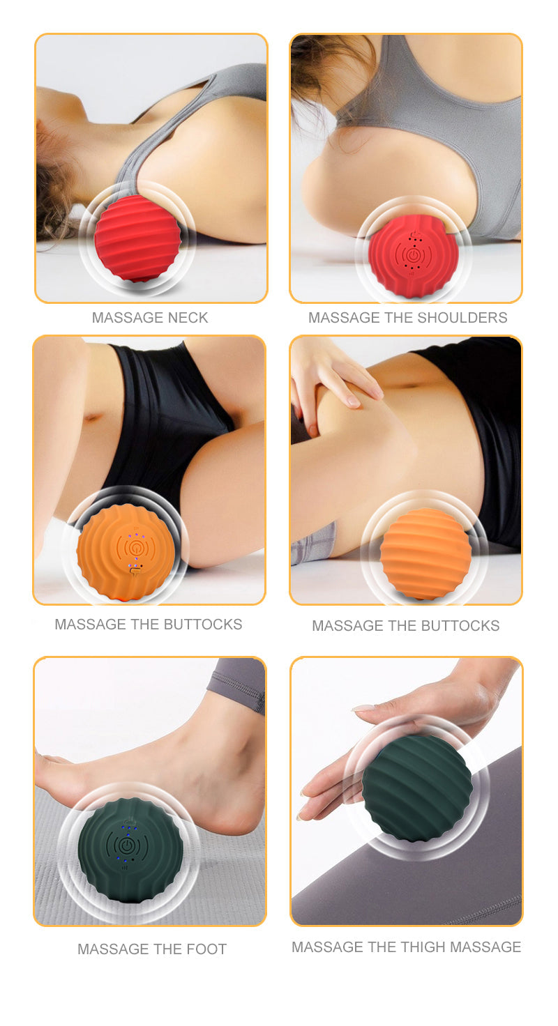 Recovery Boots Massage Ball With Vibration + Heating